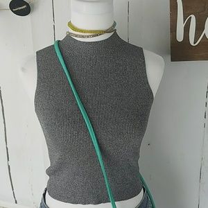 Brandy Melville Grey Crop Tank